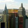 The view of New York-New York from one of the penthouse apartments at Veer Towers at CityCenter.