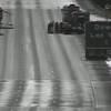 Traffic backs up on southbound Interstate 515 in downtown after a truck spilled sulfuric acid on the interstate at the Eastern Avenue overpass.