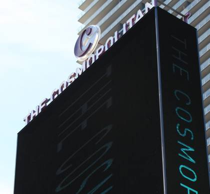 An exterior view of the Cosmopolitan on the Las Vegas Strip Dec. 26, 2017. An exterior view of the Cosmopolitan on the Las Vegas Strip Dec. 26, 2017.