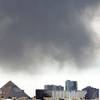 Dark skies hang over the southern portion of the Las Vegas Strip in this file photo. 