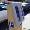 A parking meter is seen in downtown Las Vegas Wednesday, Jan. 4, 2012.
