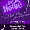 A screen shot of the Get Me Home! iPhone app, developed by three University of Alabama students to provide users with a convenient way to call a taxi. Las Vegas is among more than 100 cities with cab companies listed in the site.