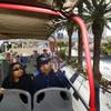 Tour guide Susan Abramson gives information about the sights during an open top sightseeing bus tour of the Las Vegas Strip Wednesday, Feb. 22, 2012. The tour company is expanding and has doubled it's Las Vegas workforce in the last four months, said general manager Chris Crompton. The Las Vegas operation has 65 employees, he said.