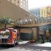 Las Vegas Fire and Rescue crews respond to a guest-room fire on the 22nd floor of the Golden Nugget downtown Thursday, March 15, 2012.
