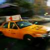 A taxi cab drives down the Strip Thursday, April 28, 2011.