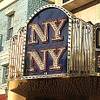 The marquee on the Las Vegas Strip entrance to New York-New York will be retired to the Neon Museum, Jan. 6, 2014.