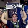 Seattle Seahawks' Heath Farwell leads his team onto the field during the first half of the NFL football NFC Championship game against the San Francisco 49ers Sunday, Jan. 19, 2014, in Seattle. (AP Photo/Matt Slocum)