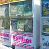 A man checks out a newsrack on the Strip near Spring Mountain Road containing magazines advertising female entertainers who will travel to homes and hotel rooms.
