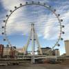 A view of the 550-foot-tall High Roller observation wheel Monday, March 31, 2014. The observation wheel, the tallest in the world, is part of the Linq project, a $550 million development by Caesars Entertainment Corp.