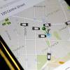 An Uber driver takes a passenger for a ride Tuesday, Sept. 15, 2015, in Las Vegas.