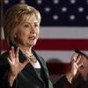 Democratic presidential candidate Hillary Clinton waves to supporters as she arrives for an event in Hampton, N.H., Tuesday Feb. 2, 2016, on her first day in New Hampshire after winning the Iowa Caucus.