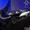 Faraday Future's concept vehicle FFZERO1 is unveiled at an event before the start of the Consumer Electronics Show on Monday, Jan. 4, 2016, in a parking lot across the street from the Luxor.