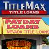 Photos show some of the payday loan businesses located on a stretch of Charleston Boulevard between Eastern Avenue and Rainbow Boulevard.