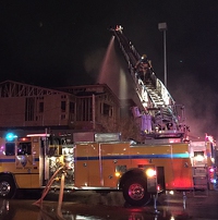 Three patients were treated after a fire erupted in an abandoned building located in the Arts District Tuesday night, Las Vegas Fire and Rescue says. Las Vegas and Clark County Fire Departments responded ...

