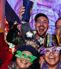 An estimated 318,000 visitors will ring in 2019 in Las Vegas, spending a projected $240 million, according to the Las Vegas Convention and Visitors Authority. As of today, only 3 percent of the ...