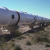 Hyperloop One released this image today of the world’s only full-scale Hyperloop test site, under construction at Apex in North Las Vegas.