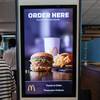 A digital self-order kiosk is shown during a grand reopening at McDonald's, 6480 S. Durango Drive, on Wednesday, March 22, 2017.