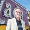 Rob McCoy stands among the felled giants of Las Vegas’ neon history at the Neon Boneyard.