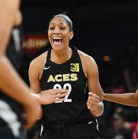 A'ja Wilson is all too happy to show off her coveted corner locker and its creature comforts in Las Vegas' new WNBA practice facility. But the two-time league MVP isn't the only Aces player receiving ...