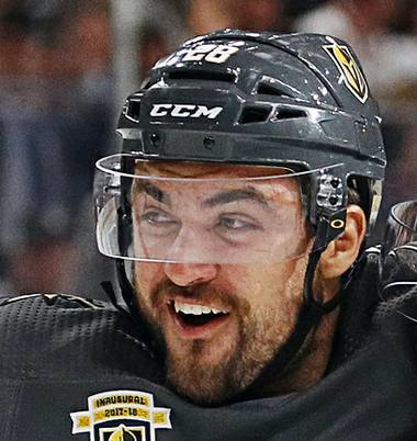 William Carrier made his return Thursday in the Golden Knights' 4-1 series-clinching win over the Winnipeg Jets after missing nearly two month days with a lower-body injury ...