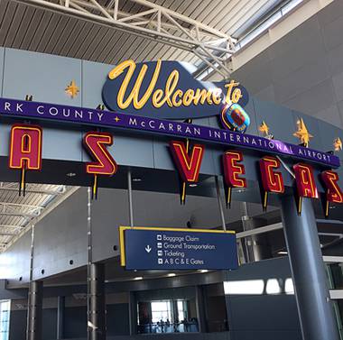 More than two dozen flights were canceled today at the Las Vegas airport, with more than 1,000 flights scrubbed nationwide as airlines struggle with COVID-induced staff shortages and bad weather. Joe Rajchel, a spokesman for Harry Reid International Airport, said that as of noon ...