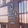 An artist's rendering shows an exterior view during a CAI Investments groundbreaking ceremony for a new Delta Hotel by Marriott at the southwest corner of Flamingo Road and Valley View Boulevard Wednesday, June 26, 2019.