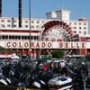 A sea of bikes rest outside the Colorado Belle Casino at the 27th Annual Laughlin River Run in 2009.