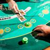 Gamblers place bets on roulette during the reopening of the Mirage Thursday, Aug. 27, 2020.
