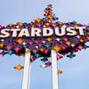 The sleek lines of Wynn Las Vegas contrasts with the retro-styled Stardust sign across the Strip Thursday, March 2, 2006.
