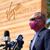 Virgin Hotels Las Vegas is scheduled to open March 25. The reimagined and remodeled off-Strip resort features a desert theme instead of the former Hard Rock Hotel's rock ’n’ roll vibe.