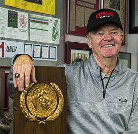 Knight will be inducted tonight into the UNLV Athletics Hall of Fame, a fitting honor for a man who spent more than three decades transforming Rebel golf into a power ...
