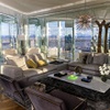 A view of the living room in a Dynasty Penthouse at the Waldorf Astoria Las Vegas Wednesday, Feb. 21, 2024. A similar penthouse at the Waldorf Astoria Las Vegas recently sold for $9.5 million.