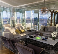Rising 47 stories above the Las Vegas Strip, the Waldorf Astoria penthouse offers sweeping skyline views of the bright casino lights and the steady stream of jets slipping in and out of the city ...
