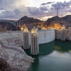 A view of low water levels in Lake Mead at Hoover Dam Tuesday, June 28, 2022.