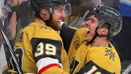 The playoff energy was palpable at the Golden Knights’ first postseason practice Saturday morning at City National Arena. Perhaps spurred by the full-contact returns ...

