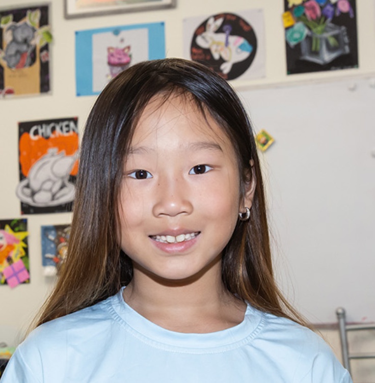 The rising third-grader was inspired by the problem of melting glaciers, which she had learned about in one of her science classes at John W. Bonner Elementary School in Summerlin.