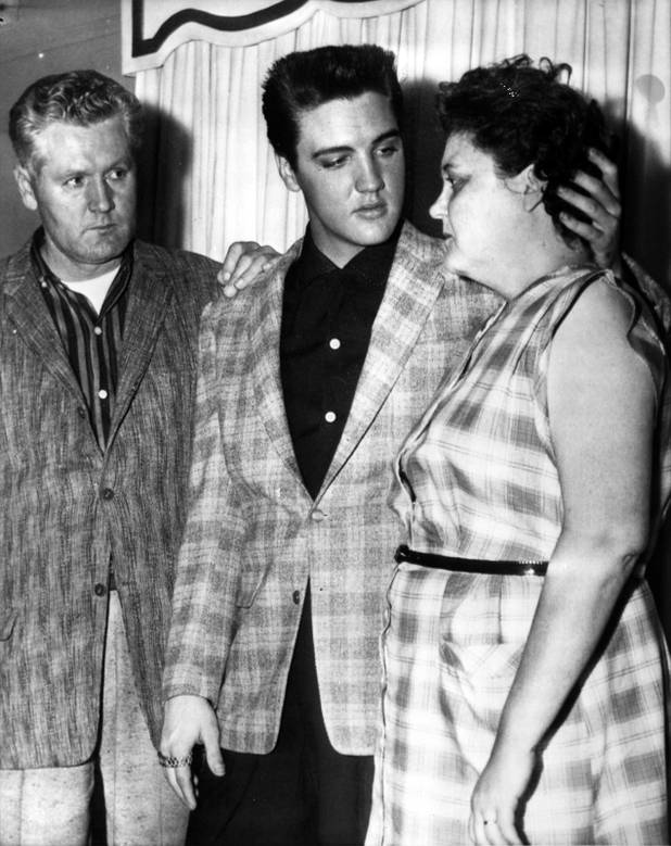 Elvis Presley, 23-year-old rock and roll singer and movie actor, ...