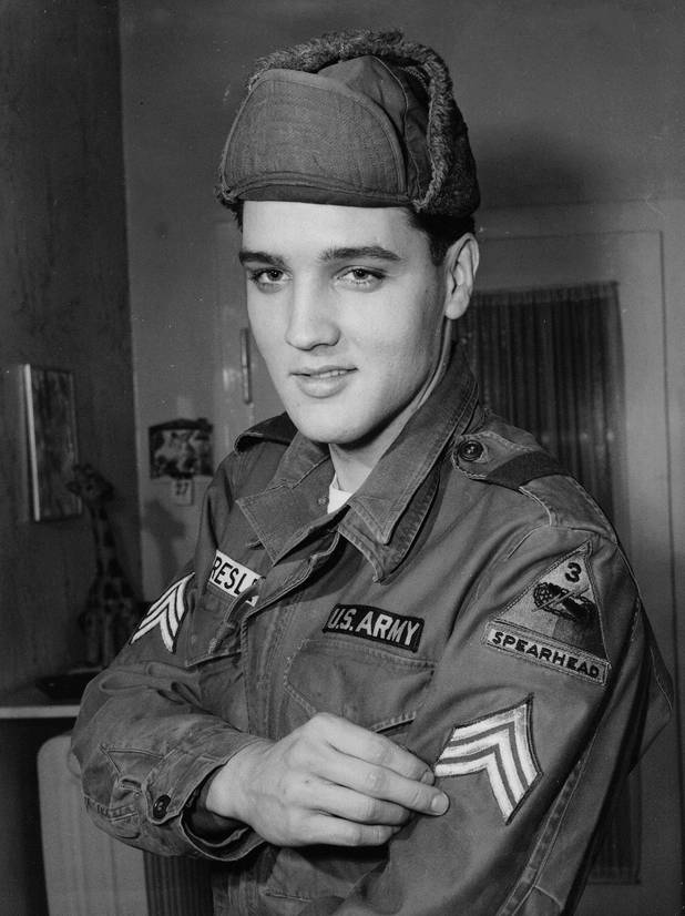 Elvis Presley, who now was promoted to be corporal on ...