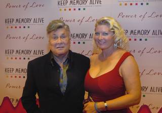Tony Curtis and Jill Curtis at MGM Grand on Feb. 11, 2006.