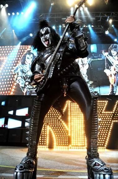 KISS in concert at The Pearl in the Palms on Nov. 28, 2009.