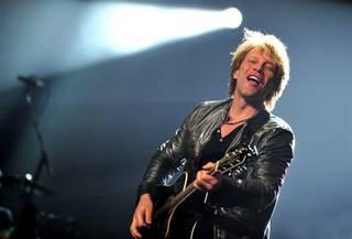 Bon Jovi performs at MGM Grand Garden Arena on March 6, 2010.