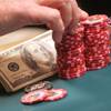 Casino chips on a poker table during the opening event of the 2007 World Series of Poker at the Rio on Friday, June 1, 2007. 