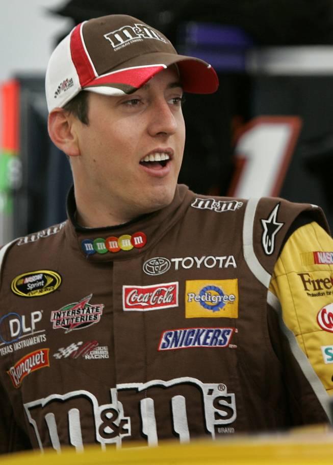 Busch, like his older brother, Kurt, is known for having a brash style. This season, he joins Joe Gibbs Racing.