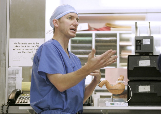 Dr. James Atkinson estimates that, based on obesity statistics, about 500,000 people in Clark County could qualify for gastric band surgery. Atkinson and his partner perform about 100 of them a month.
