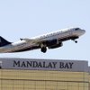 A US Airways passenger jet takes off from McCarran International Airport. 


