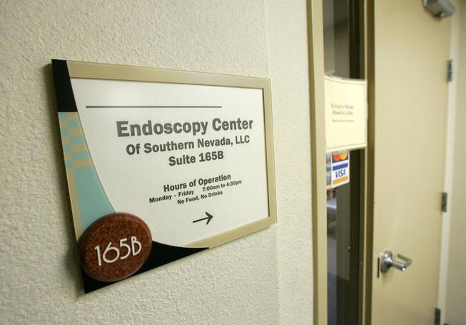 The office of the Endoscopy Center of Southern Nevada, 700 Shadow Lane, is shown Wednesday, February 27, 2008. The Southern Nevada Health District is notifying approximately 40,000 former patients of the center that they may have been exposed to hepatitis C. 
