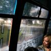 Gloria Crockett of Las Vegas rides the $100,000 bus, which the Zuckers plan to use for tours throughout the Las Vegas Valley. They’re even thinking about a second bus.