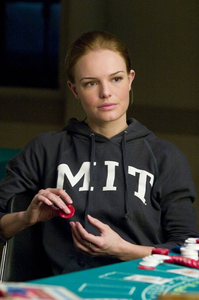 In Columbia Pictures' 21, Jill Taylor (Kate Bosworth, pictured) uses her brains and her beauty to win at blackjack and take Vegas for millions. 