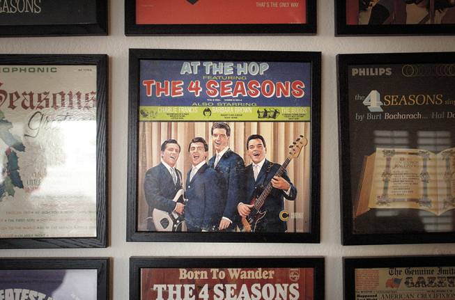 Thirty framed Four Seasons album covers adorn the living room in DeVito's Las Vegas home. "Sherry," the group's first big hit in 1962, was a turning point for the band. "It was crazy," DeVito says. "We went from making $1,000 a week to $1,000 a day."