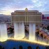 The Fountains of the Bellagio erupt in this Jan. 1, 2000 photo.  Upon its opening, the Bellagio became the largest and most expensive hotel in the world, once again upping the ante for Las Vegas casinos.